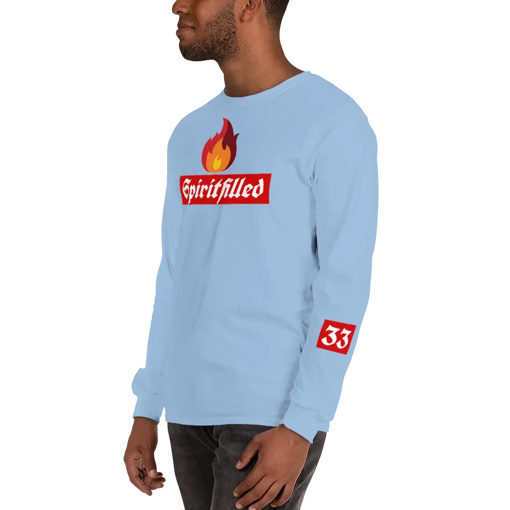 33Spiritfilled Men’s Long Sleeve Shirt - Da G.A.T.E 33