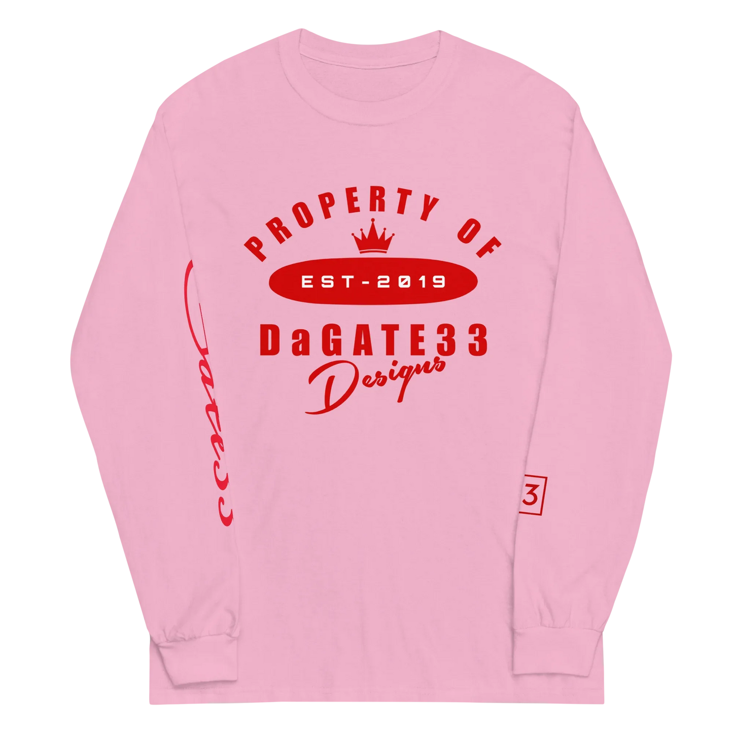 Gate33 Men’s Long Sleeve Shirt - Da G.A.T.E 33