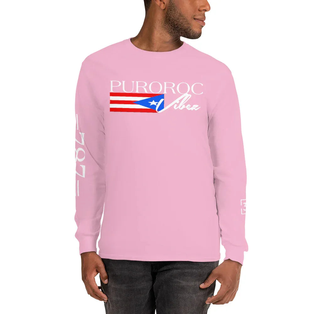 PRAY FOR PR Men’s Long Sleeve Shirt - Da G.A.T.E 33