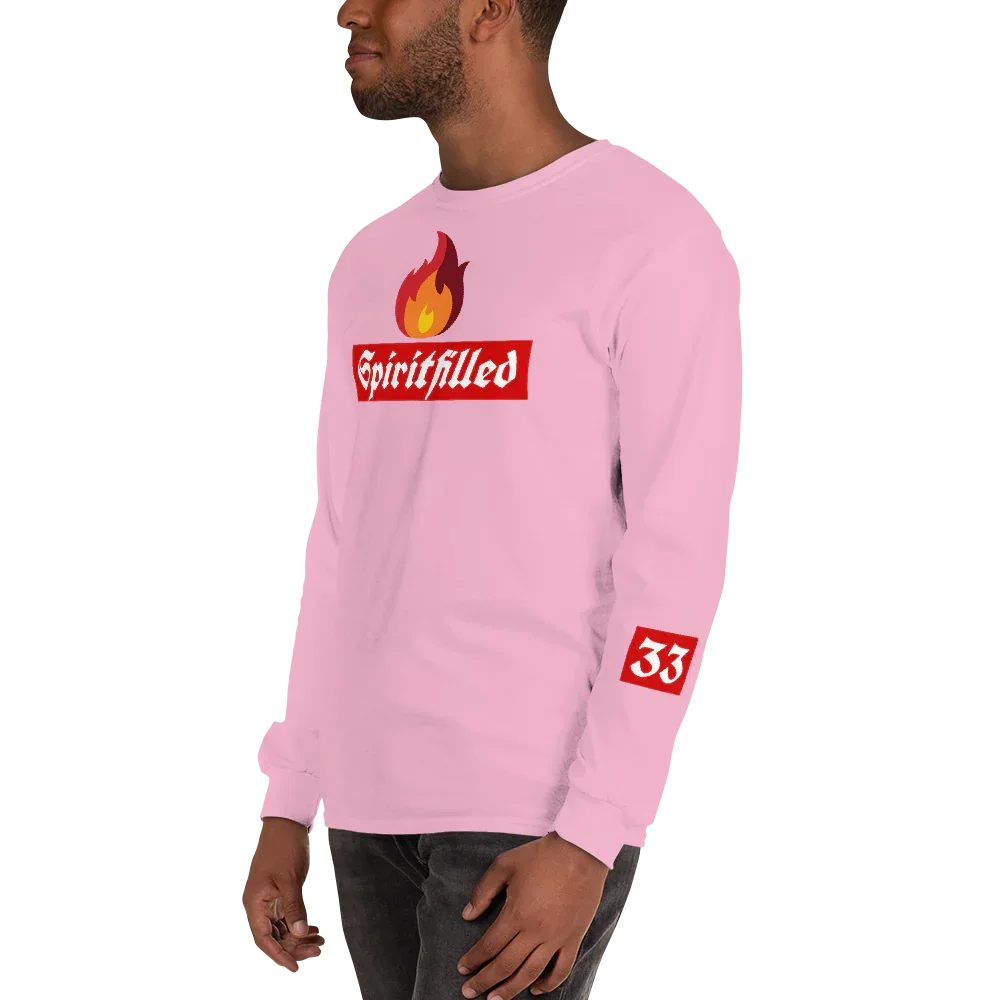 33Spiritfilled Men’s Long Sleeve Shirt - Da G.A.T.E 33