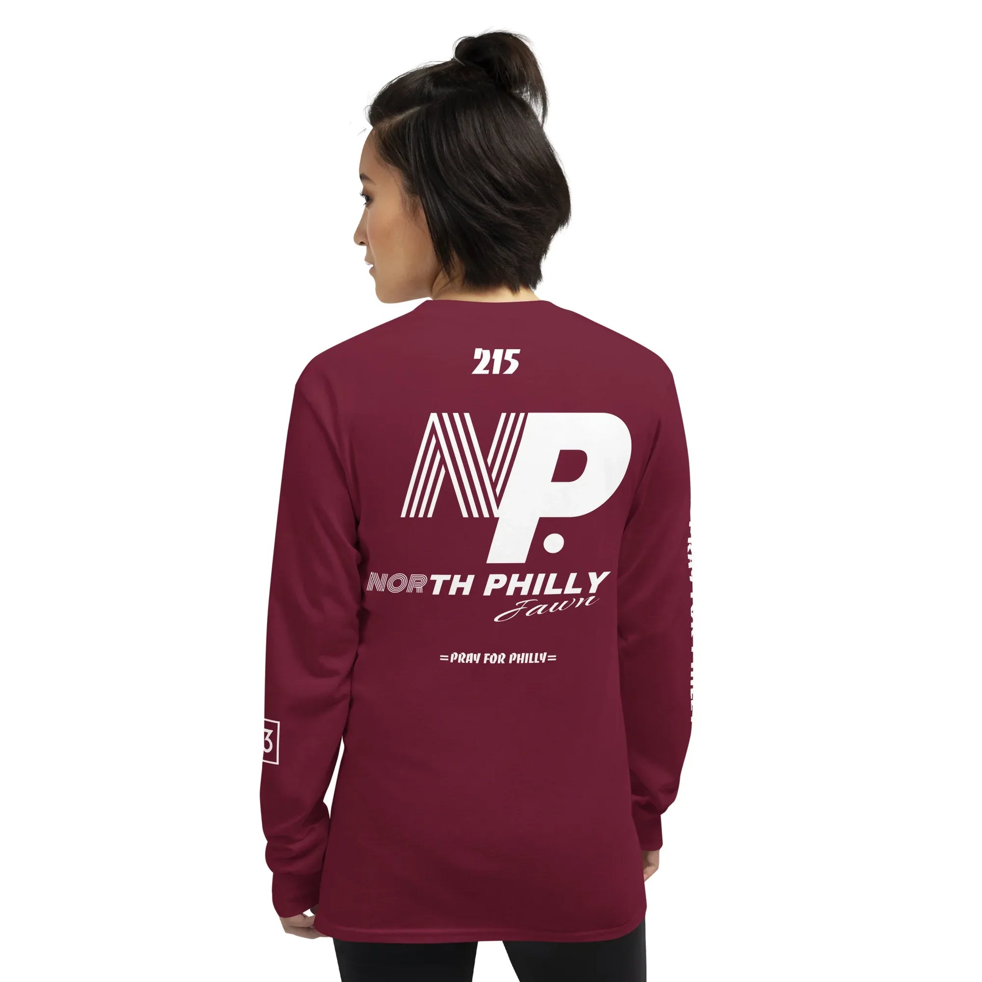 PRAY FOR PHILLY Men’s Long Sleeve Shirt - Da G.A.T.E 33