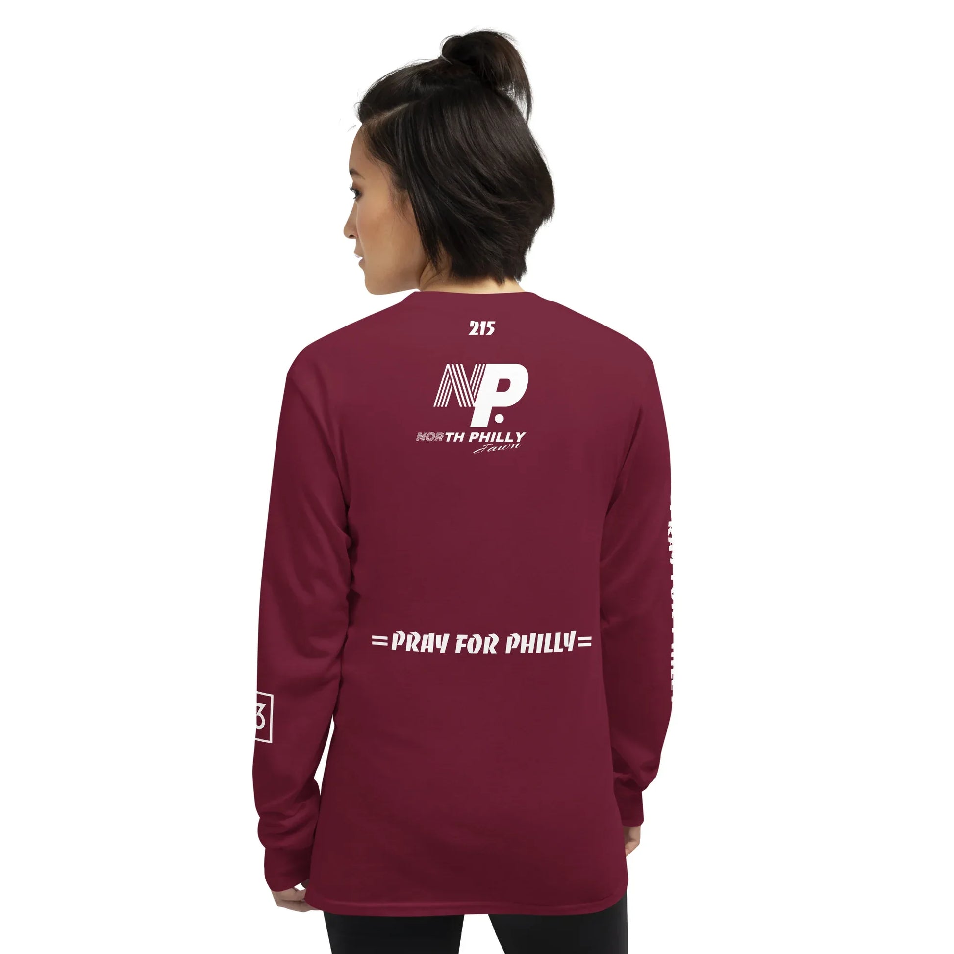 PRAY FOR PHILLY Men’s Long Sleeve Shirt - Da G.A.T.E 33