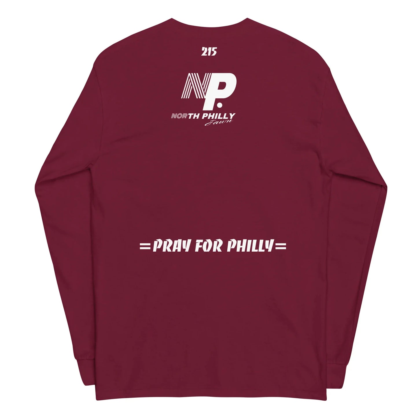 PRAY FOR PHILLY Men’s Long Sleeve Shirt - Da G.A.T.E 33