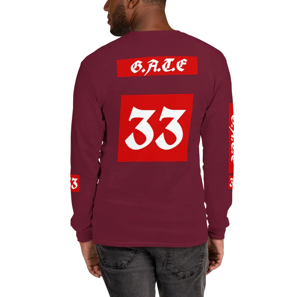 33Spiritfilled Men’s Long Sleeve Shirt - Da G.A.T.E 33