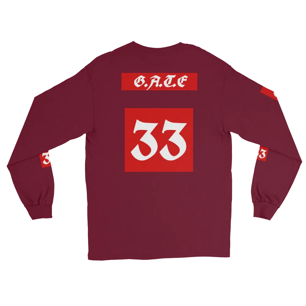 33Spiritfilled Men’s Long Sleeve Shirt - Da G.A.T.E 33