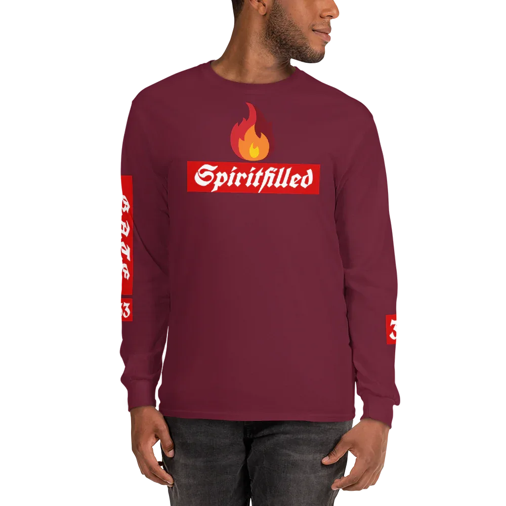 33Spiritfilled Men’s Long Sleeve Shirt - Da G.A.T.E 33