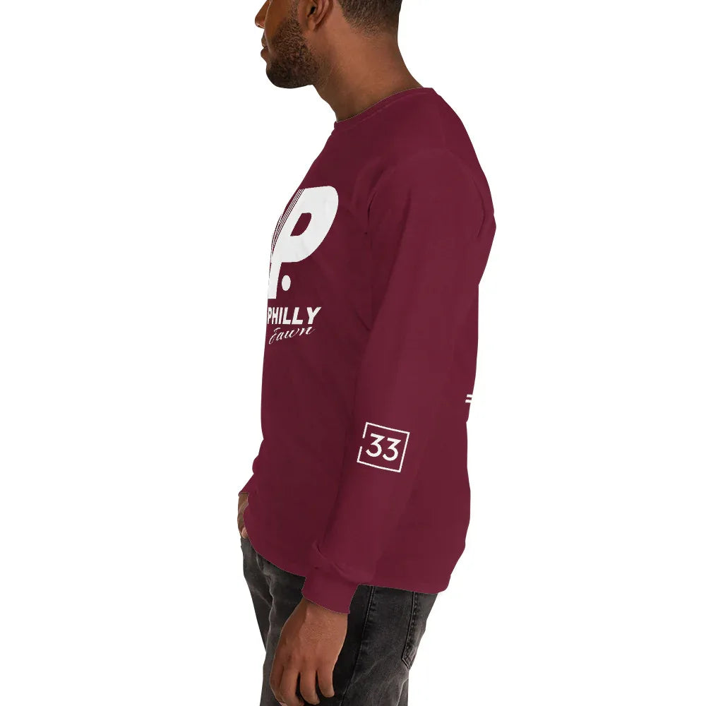 PRAY FOR PHILLY Men’s Long Sleeve Shirt - Da G.A.T.E 33
