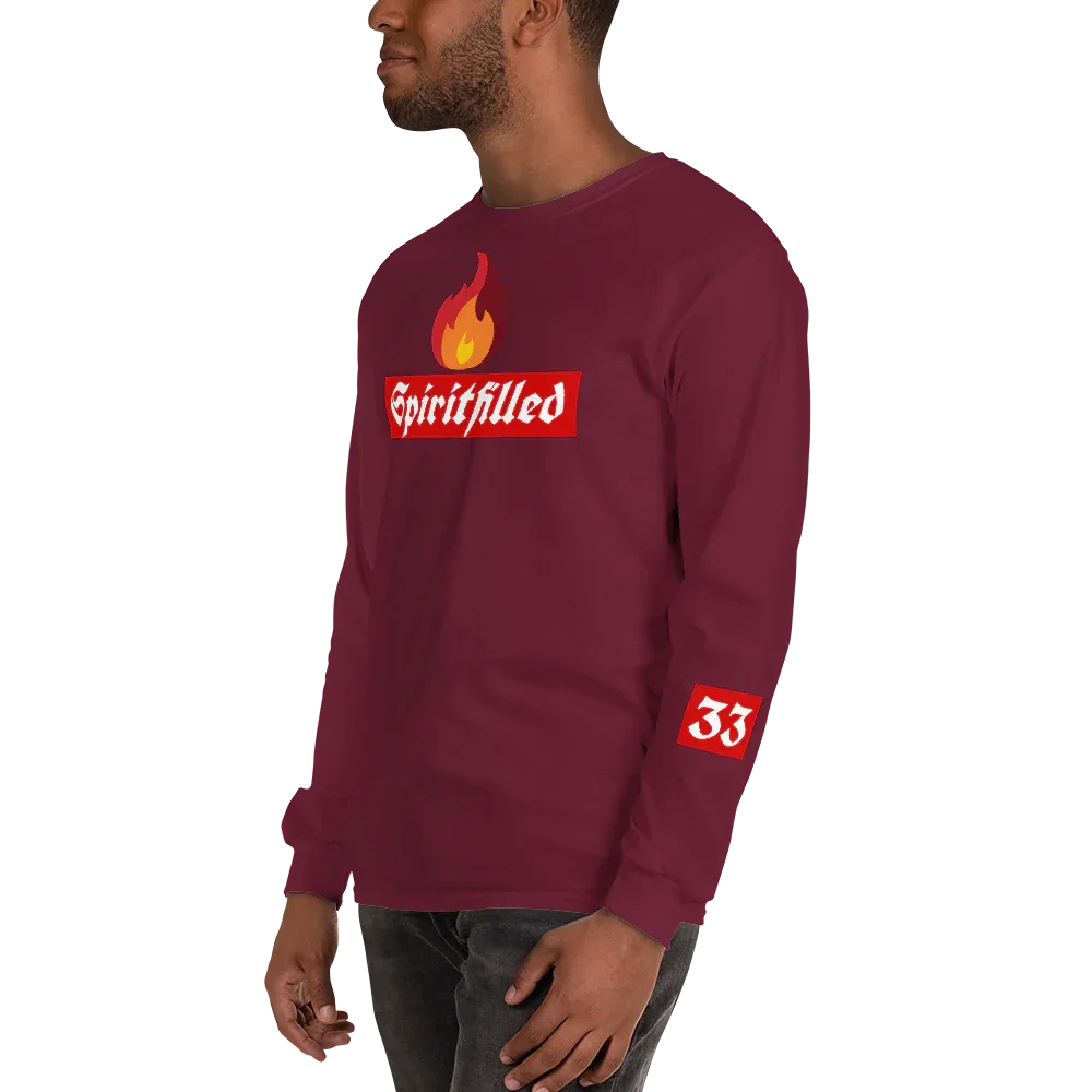 33Spiritfilled Men’s Long Sleeve Shirt - Da G.A.T.E 33