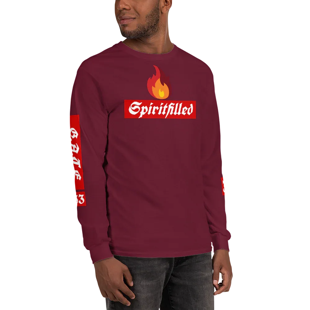 33Spiritfilled Men’s Long Sleeve Shirt - Da G.A.T.E 33