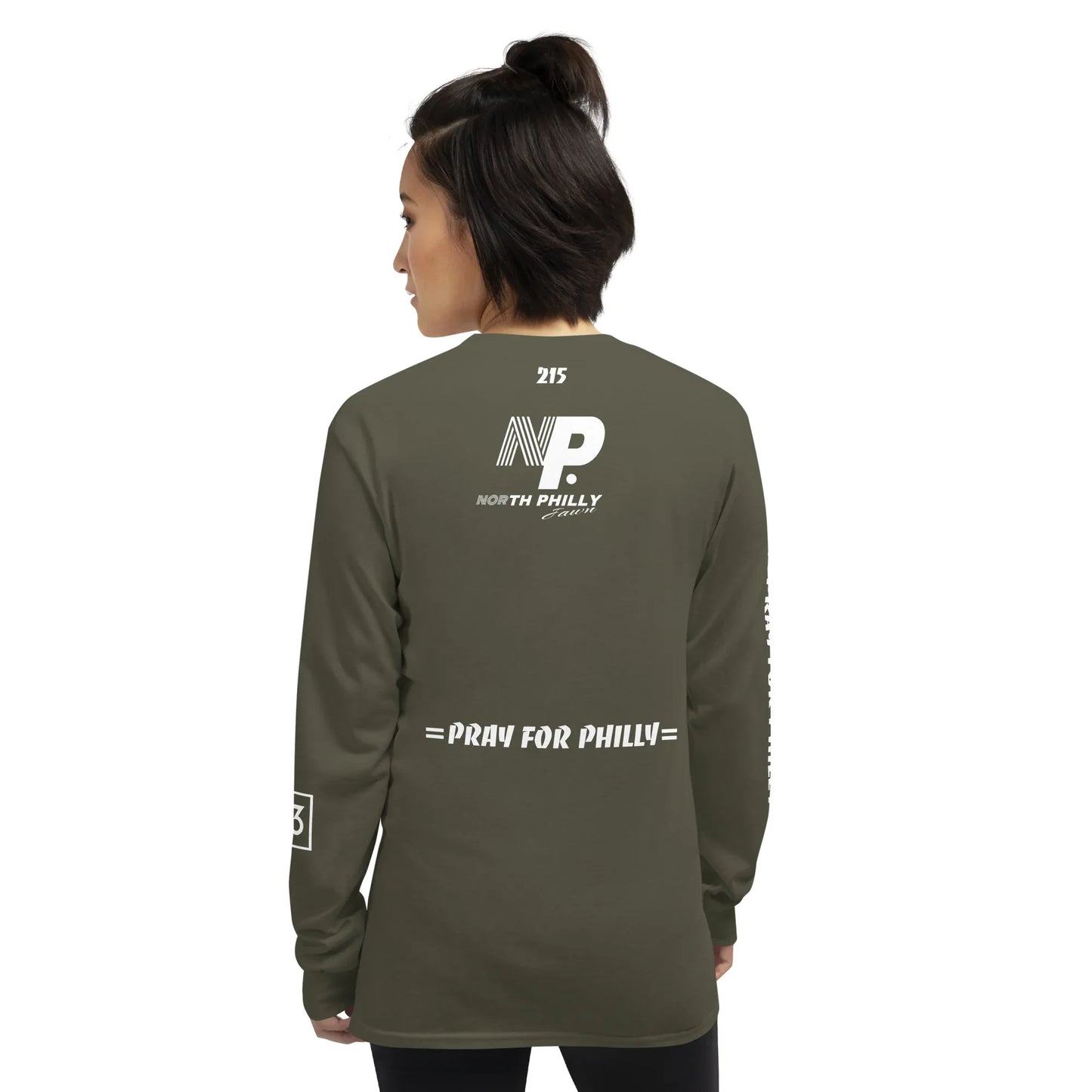 PRAY FOR PHILLY Men’s Long Sleeve Shirt - Da G.A.T.E 33