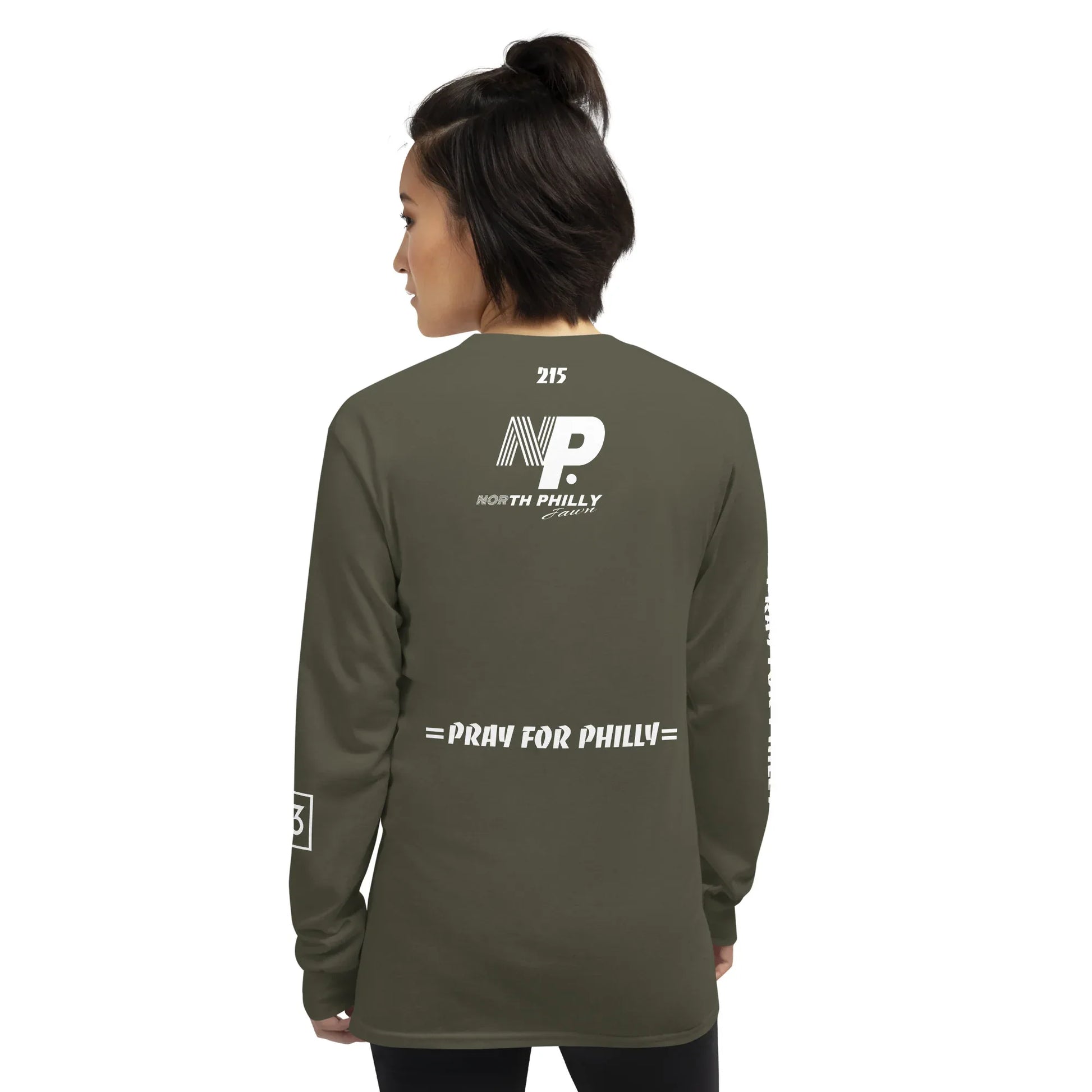 PRAY FOR PHILLY Men’s Long Sleeve Shirt - Da G.A.T.E 33