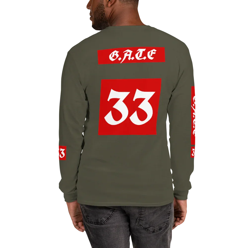 33Spiritfilled Men’s Long Sleeve Shirt - Da G.A.T.E 33