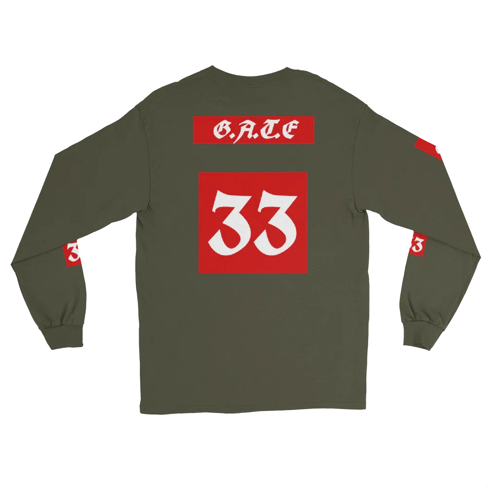 33Spiritfilled Men’s Long Sleeve Shirt - Da G.A.T.E 33
