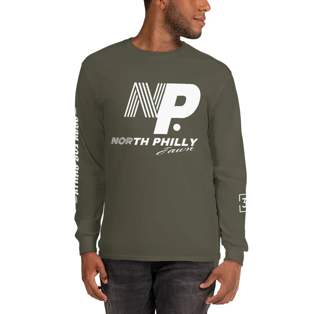 PRAY FOR PHILLY Men’s Long Sleeve Shirt - Da G.A.T.E 33