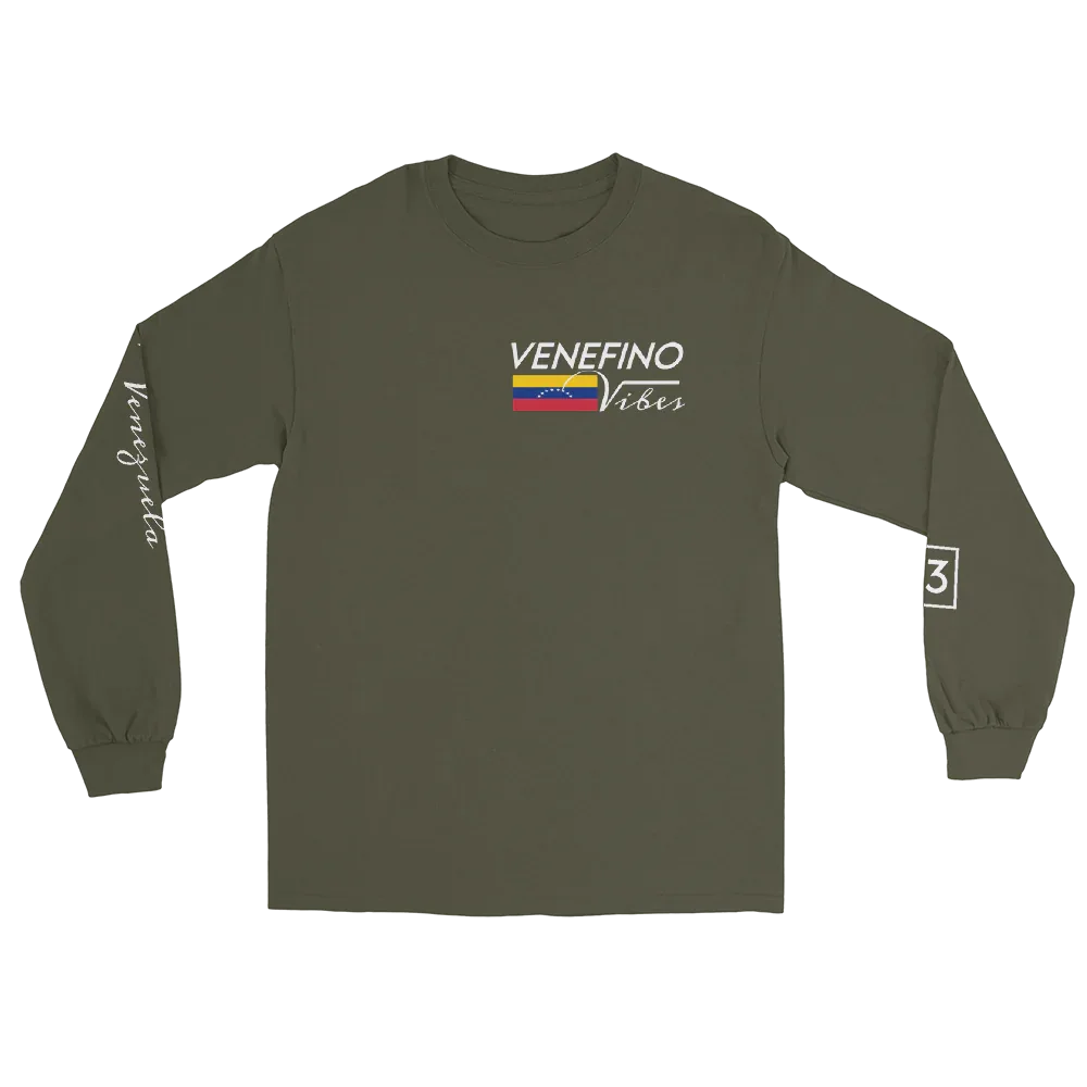 Pray for Venezuela Men’s Long Sleeve Shirt - Da G.A.T.E 33
