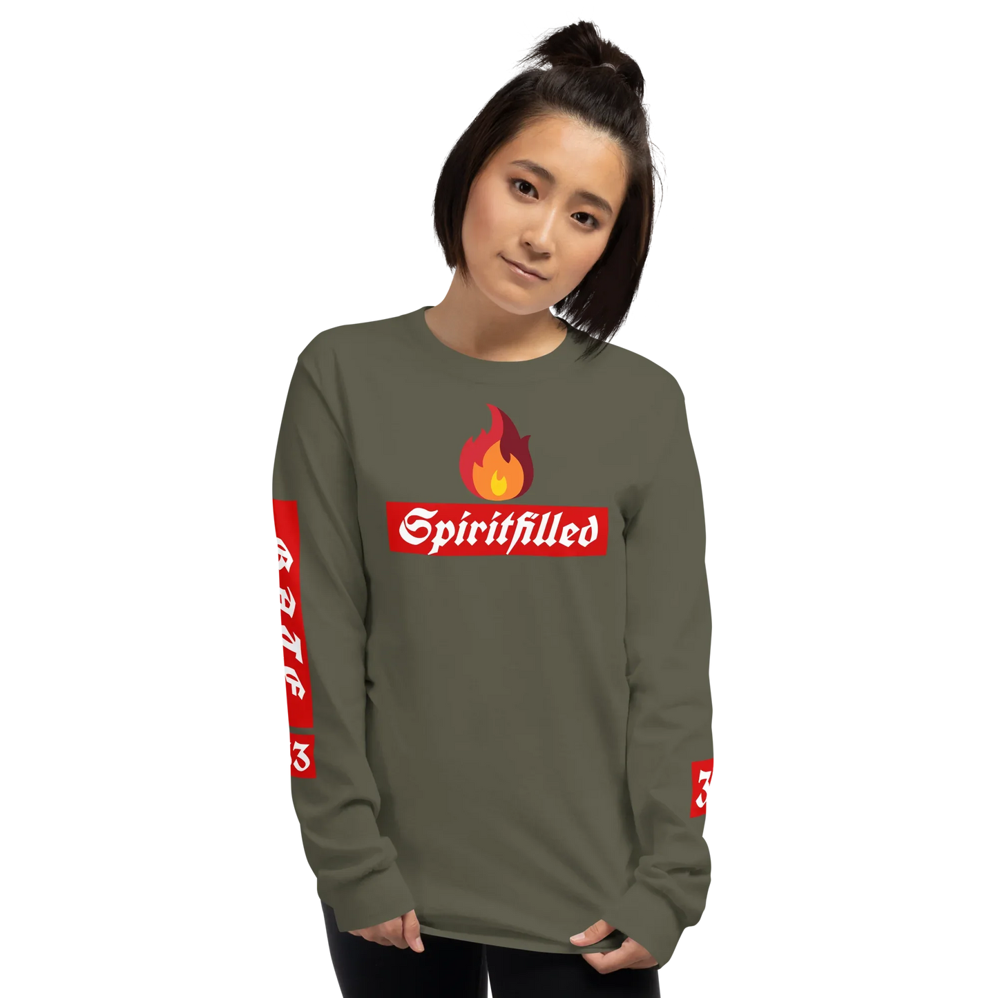 33Spiritfilled Men’s Long Sleeve Shirt - Da G.A.T.E 33