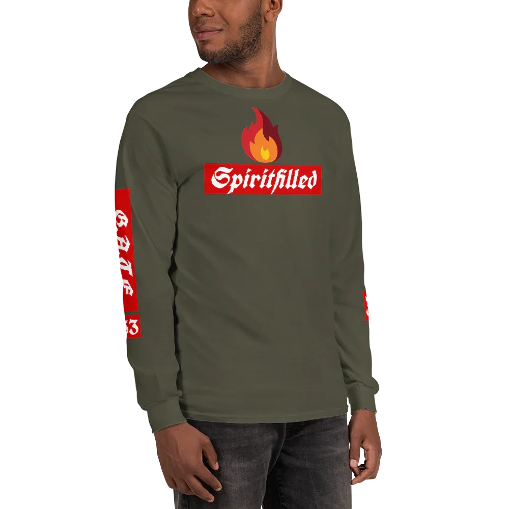 33Spiritfilled Men’s Long Sleeve Shirt - Da G.A.T.E 33