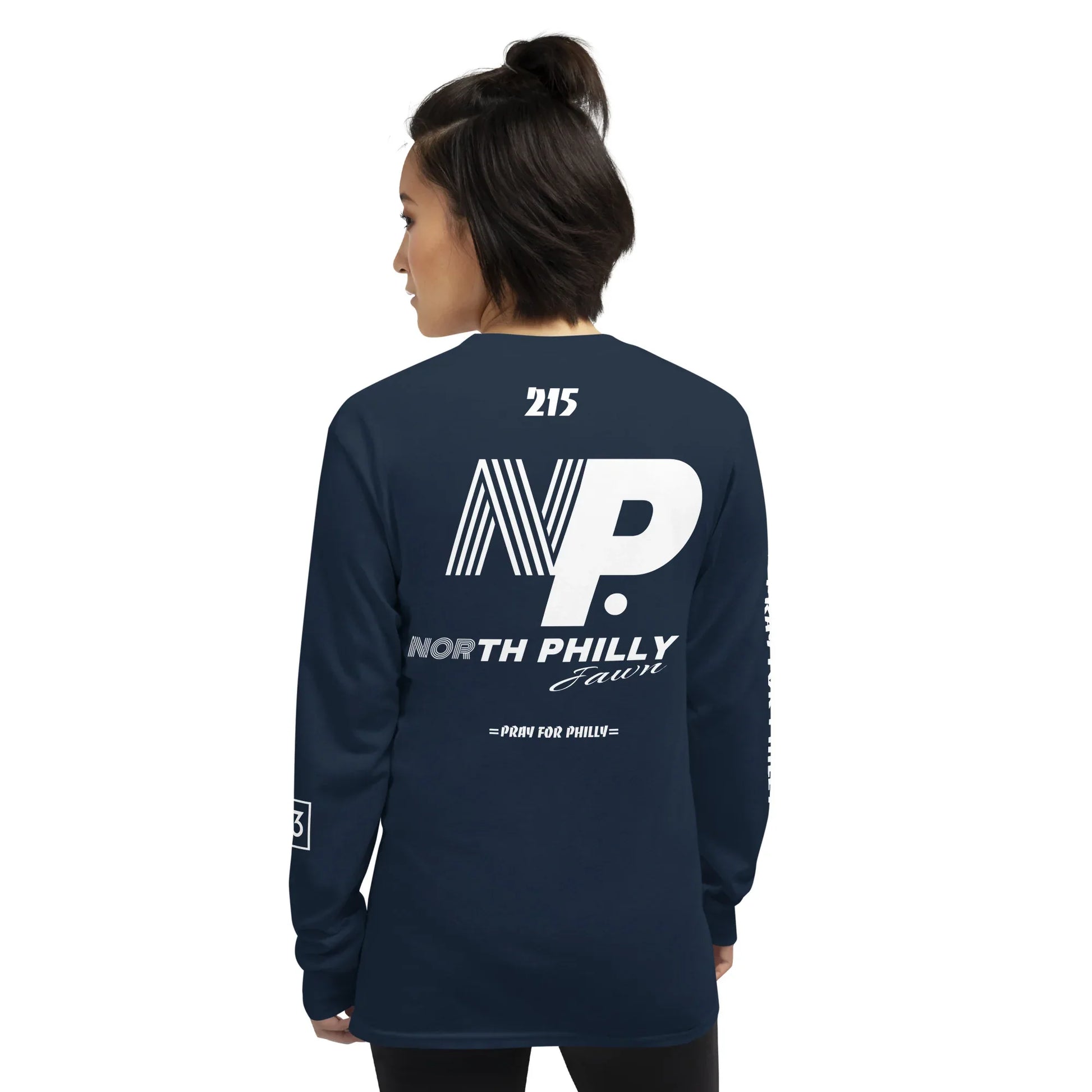 PRAY FOR PHILLY Men’s Long Sleeve Shirt - Da G.A.T.E 33
