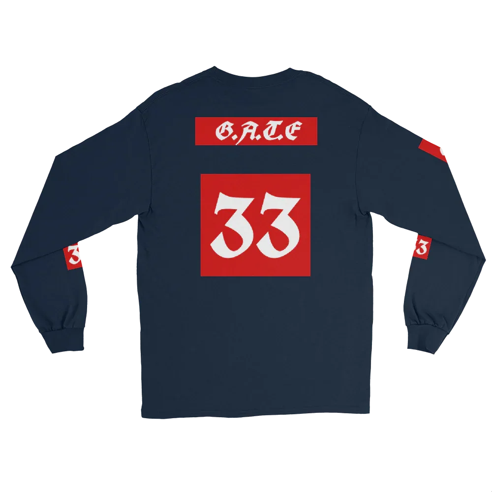 33Spiritfilled Men’s Long Sleeve Shirt - Da G.A.T.E 33
