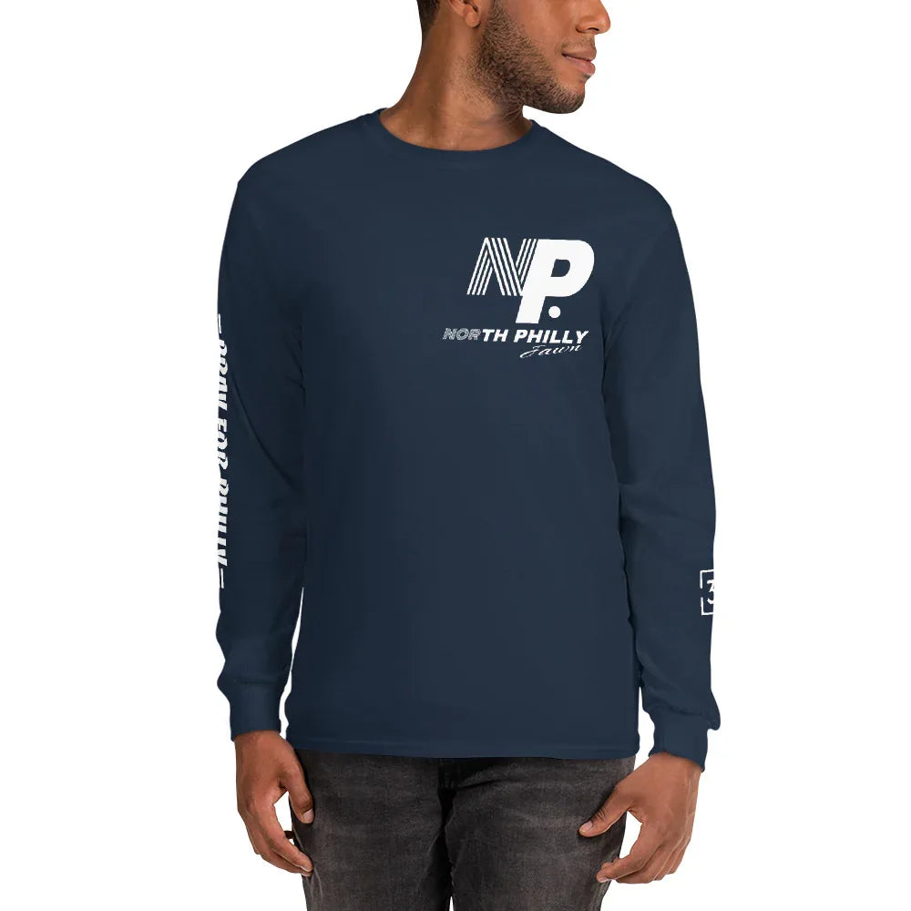 PRAY FOR PHILLY Men’s Long Sleeve Shirt - Da G.A.T.E 33