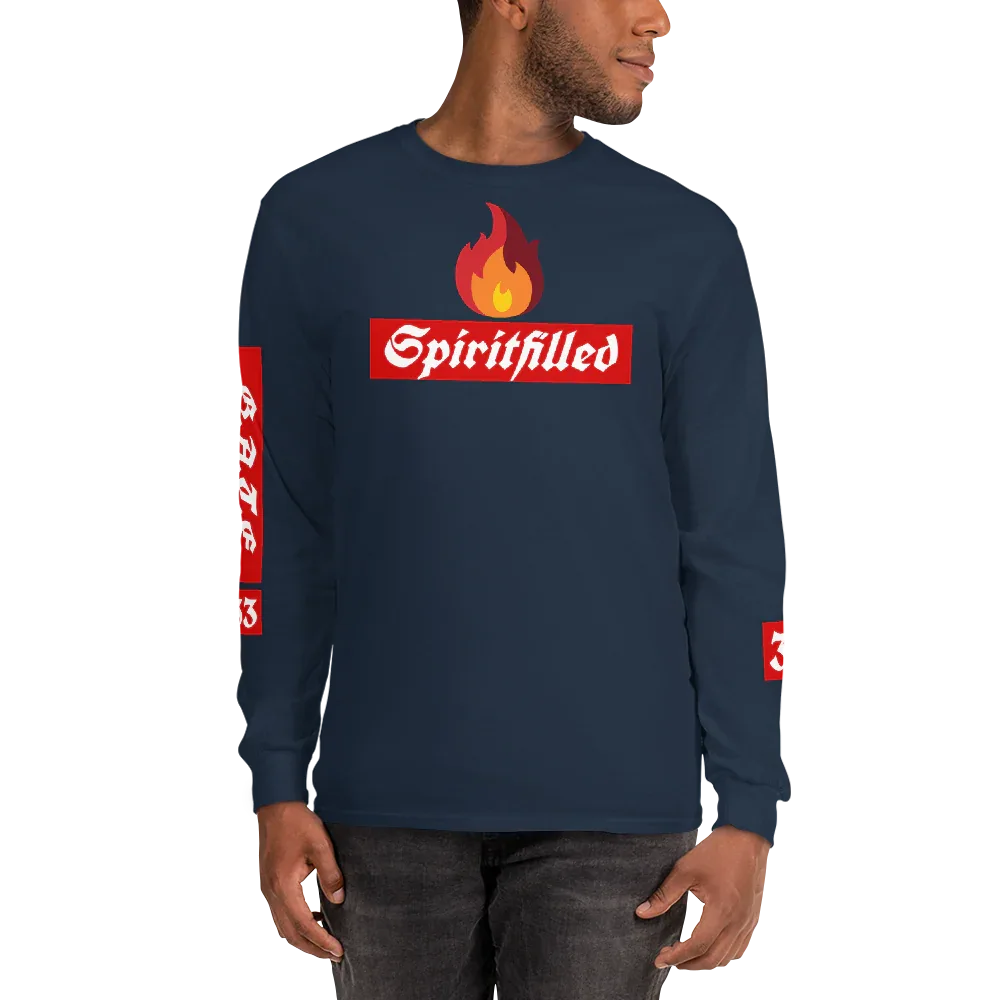 33Spiritfilled Men’s Long Sleeve Shirt - Da G.A.T.E 33
