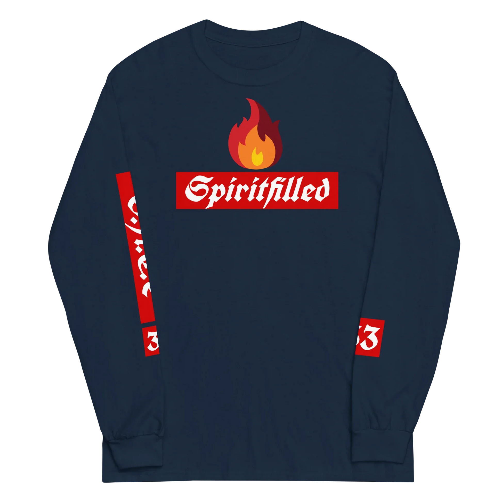 33Spiritfilled Men’s Long Sleeve Shirt - Da G.A.T.E 33