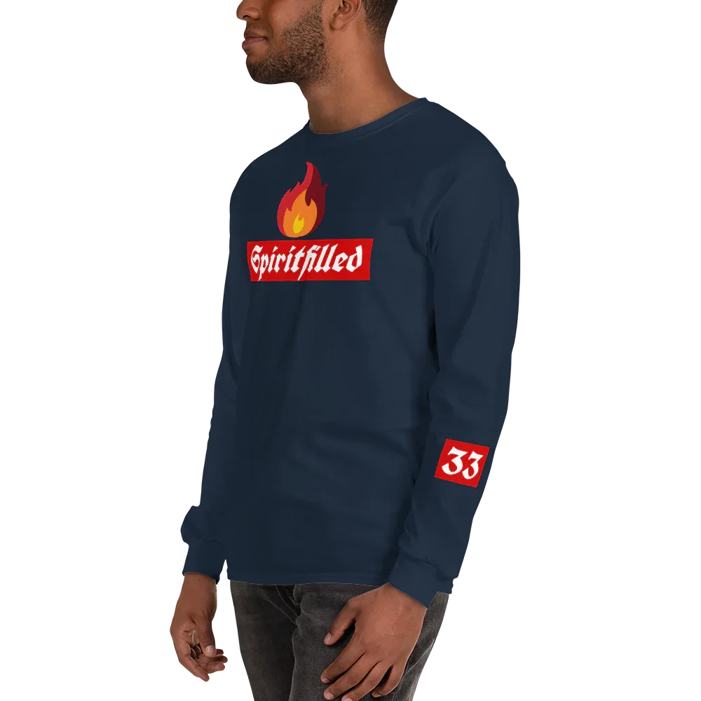 33Spiritfilled Men’s Long Sleeve Shirt - Da G.A.T.E 33