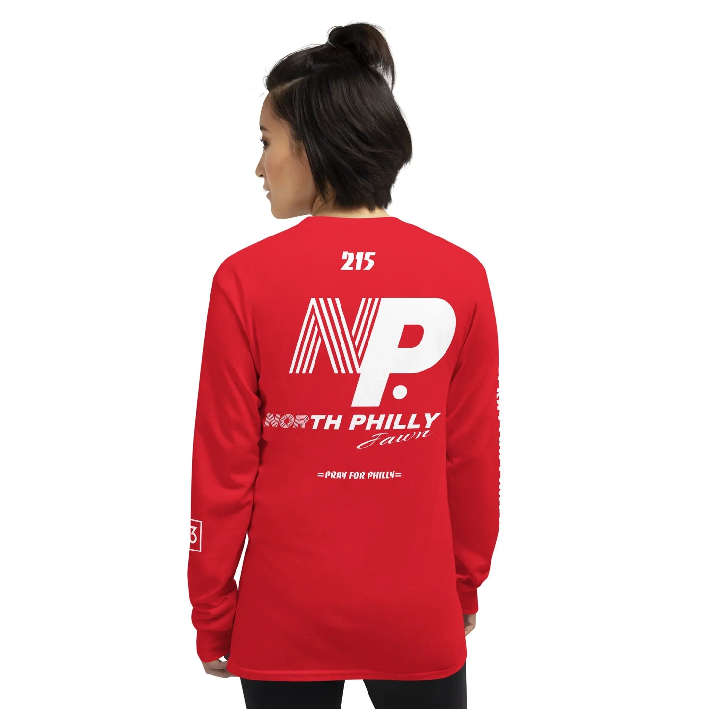 PRAY FOR PHILLY Men’s Long Sleeve Shirt - Da G.A.T.E 33