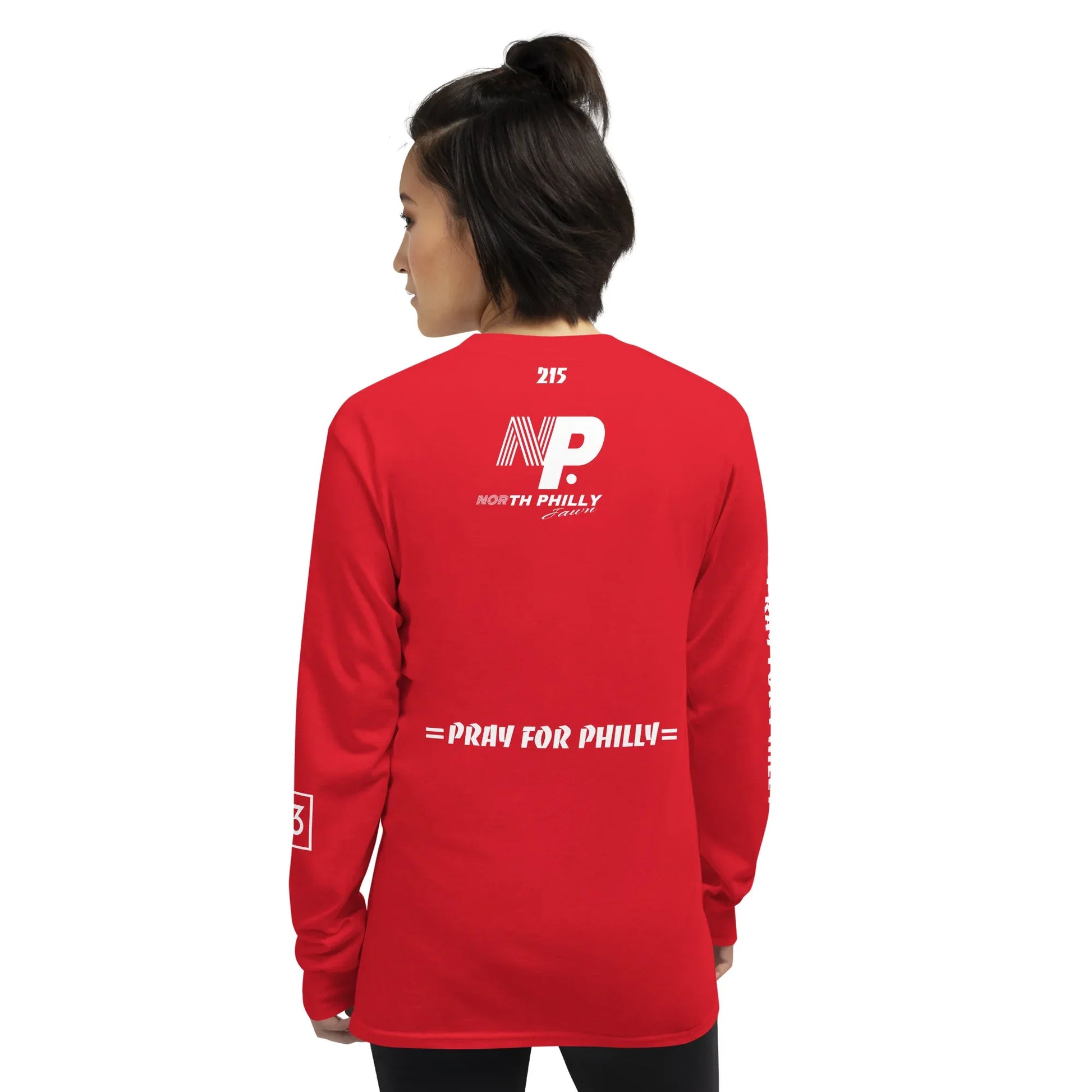 PRAY FOR PHILLY Men’s Long Sleeve Shirt - Da G.A.T.E 33