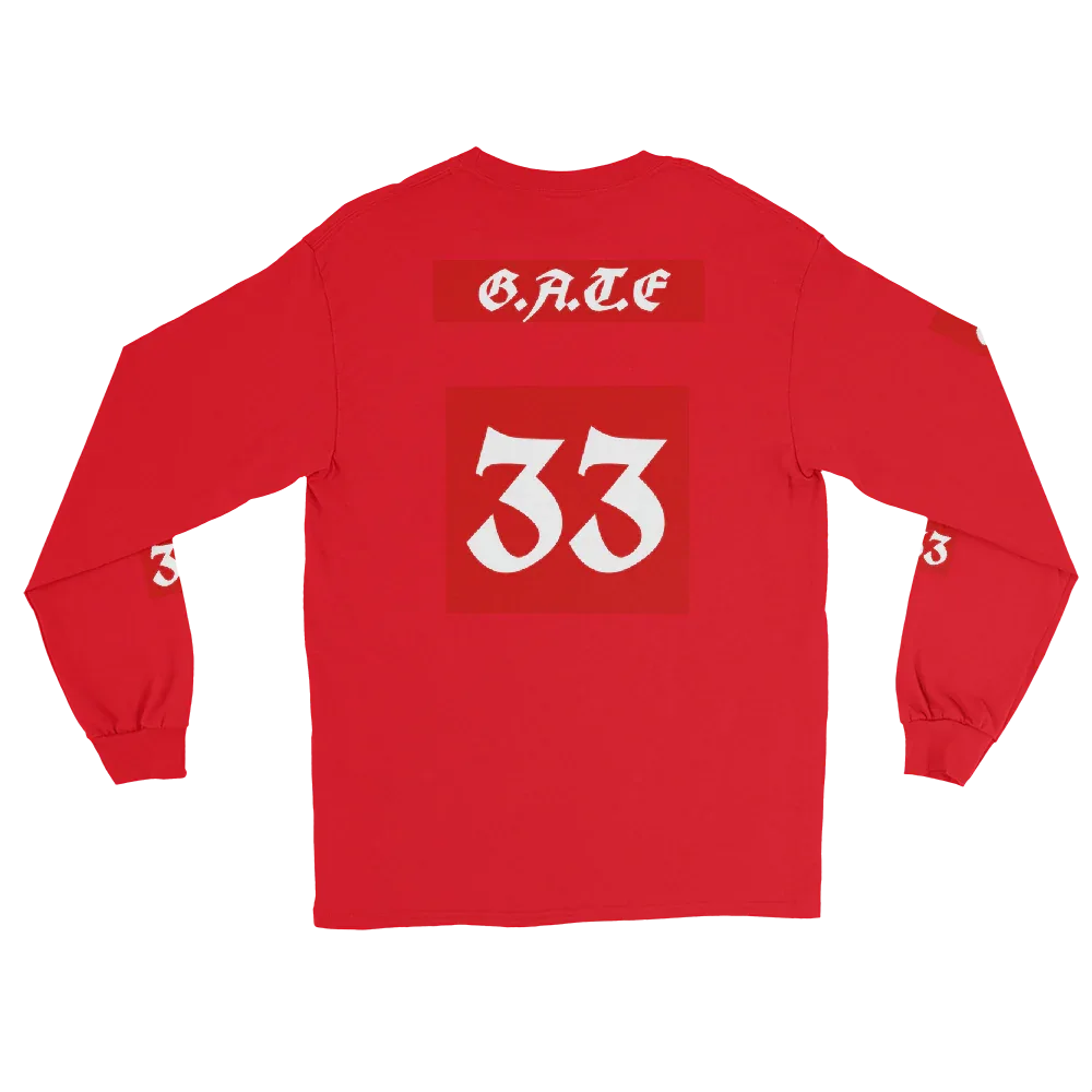 33Spiritfilled Men’s Long Sleeve Shirt - Da G.A.T.E 33