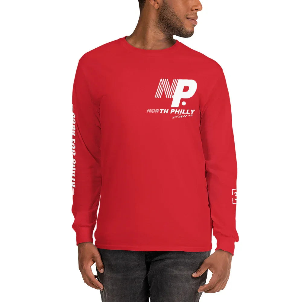 PRAY FOR PHILLY Men’s Long Sleeve Shirt - Da G.A.T.E 33