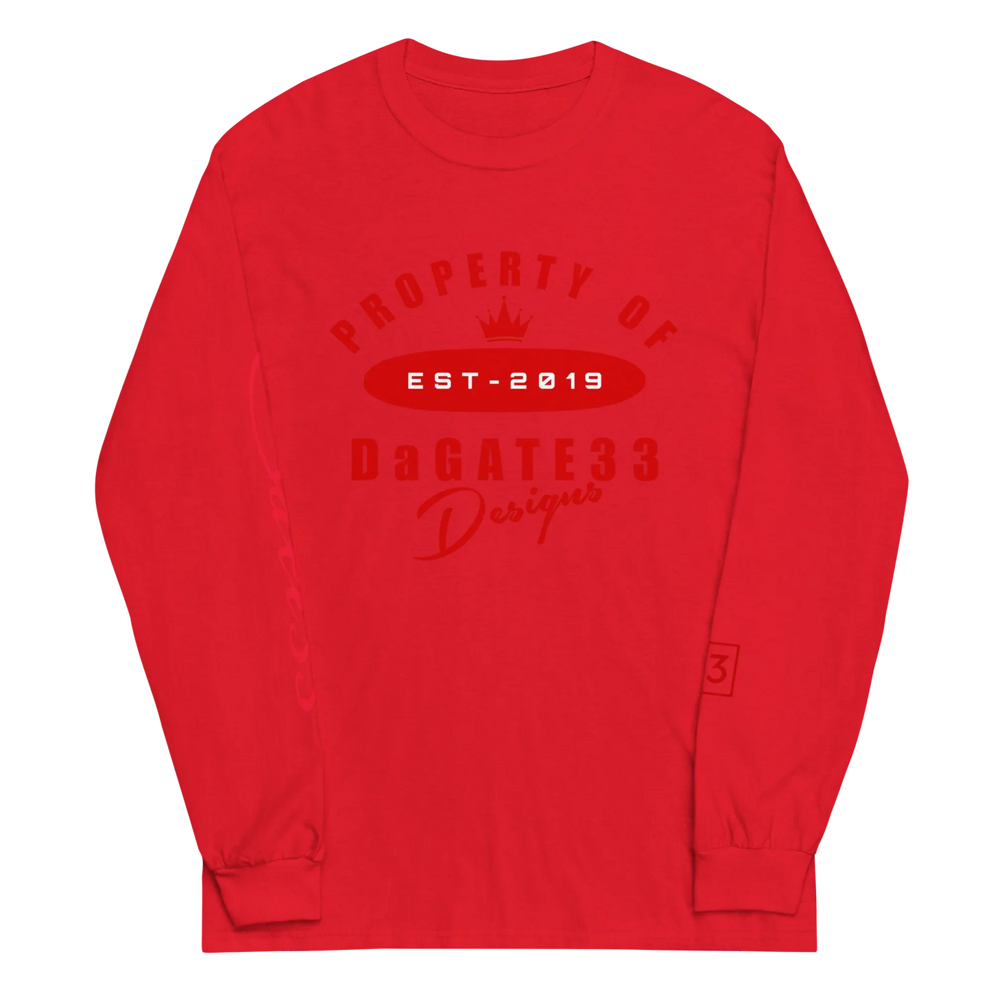 Gate33 Men’s Long Sleeve Shirt - Da G.A.T.E 33