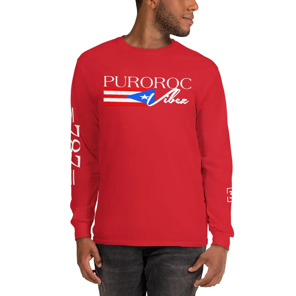 PRAY FOR PR Men’s Long Sleeve Shirt - Da G.A.T.E 33