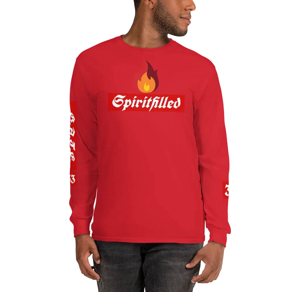 33Spiritfilled Men’s Long Sleeve Shirt - Da G.A.T.E 33