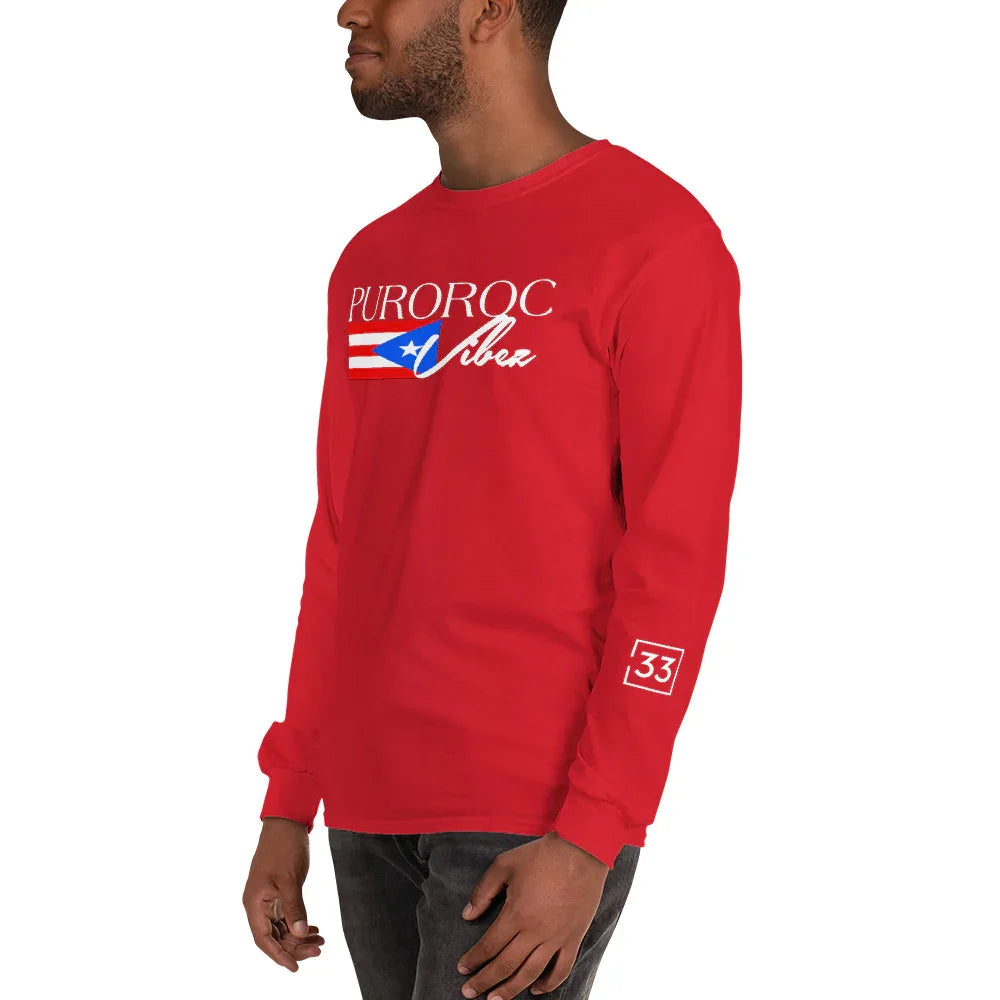 PRAY FOR PR Men’s Long Sleeve Shirt - Da G.A.T.E 33
