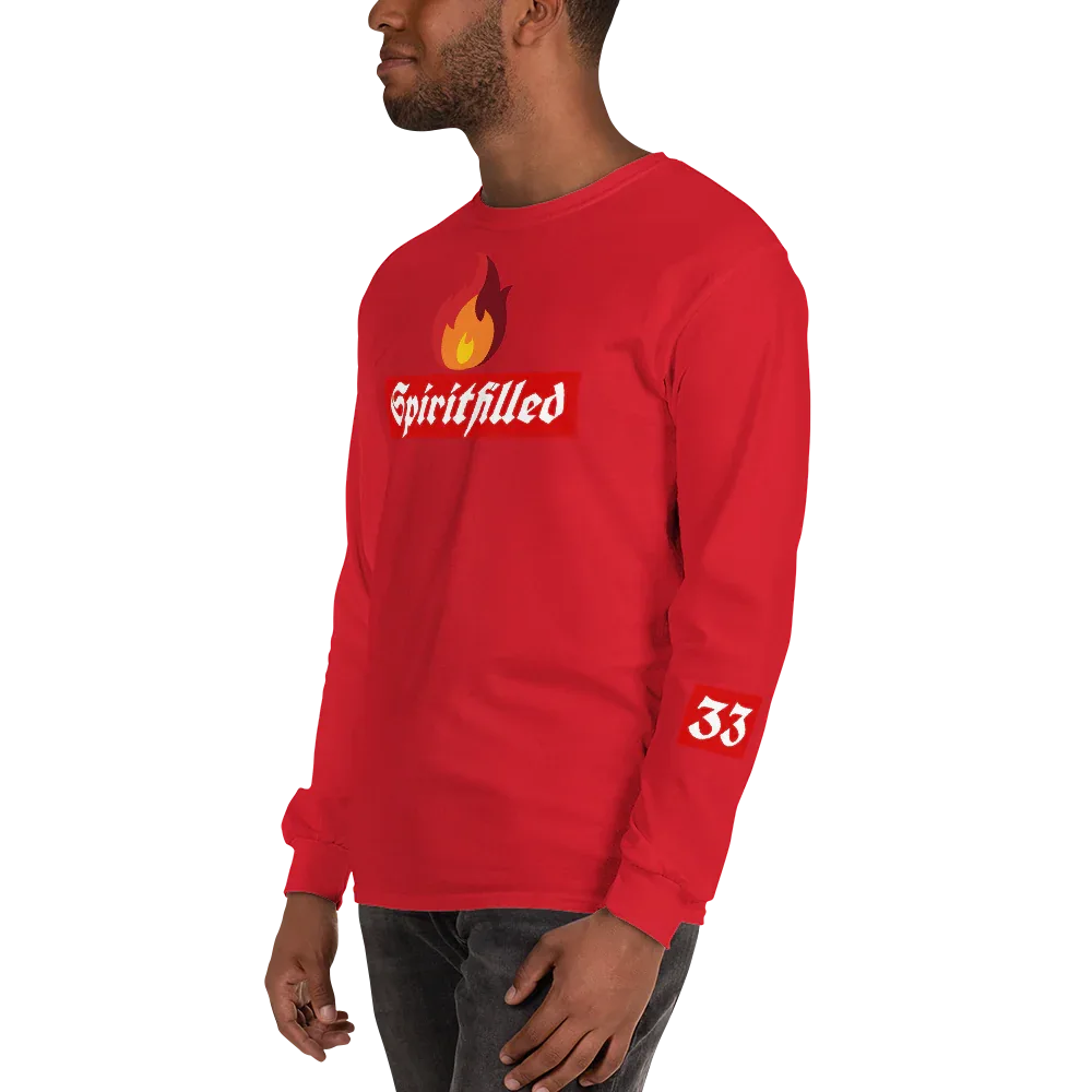 33Spiritfilled Men’s Long Sleeve Shirt - Da G.A.T.E 33