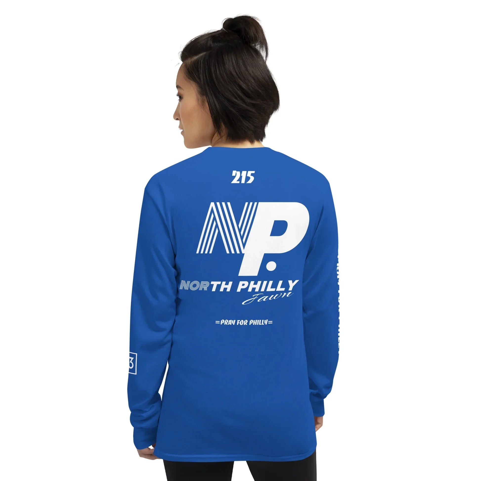 PRAY FOR PHILLY Men’s Long Sleeve Shirt - Da G.A.T.E 33