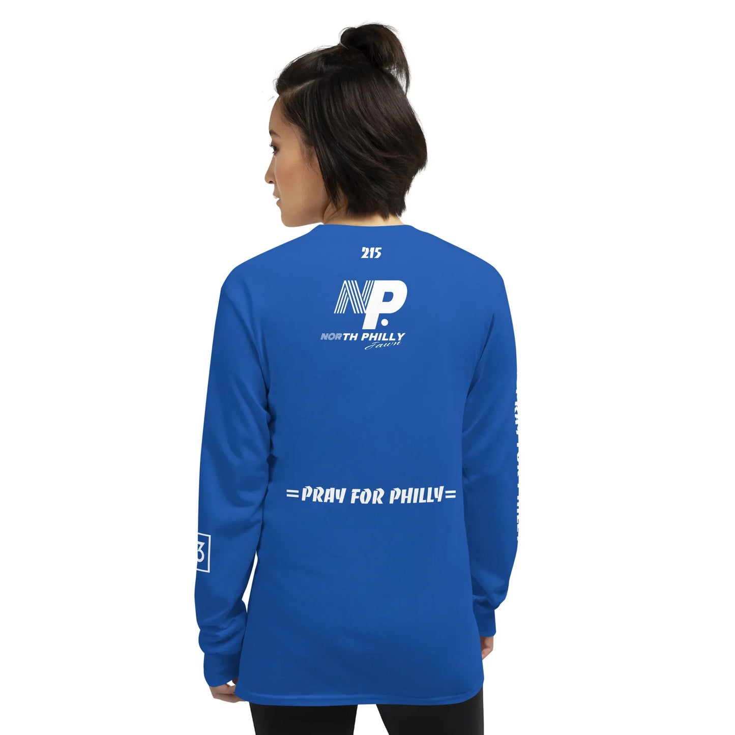 PRAY FOR PHILLY Men’s Long Sleeve Shirt - Da G.A.T.E 33