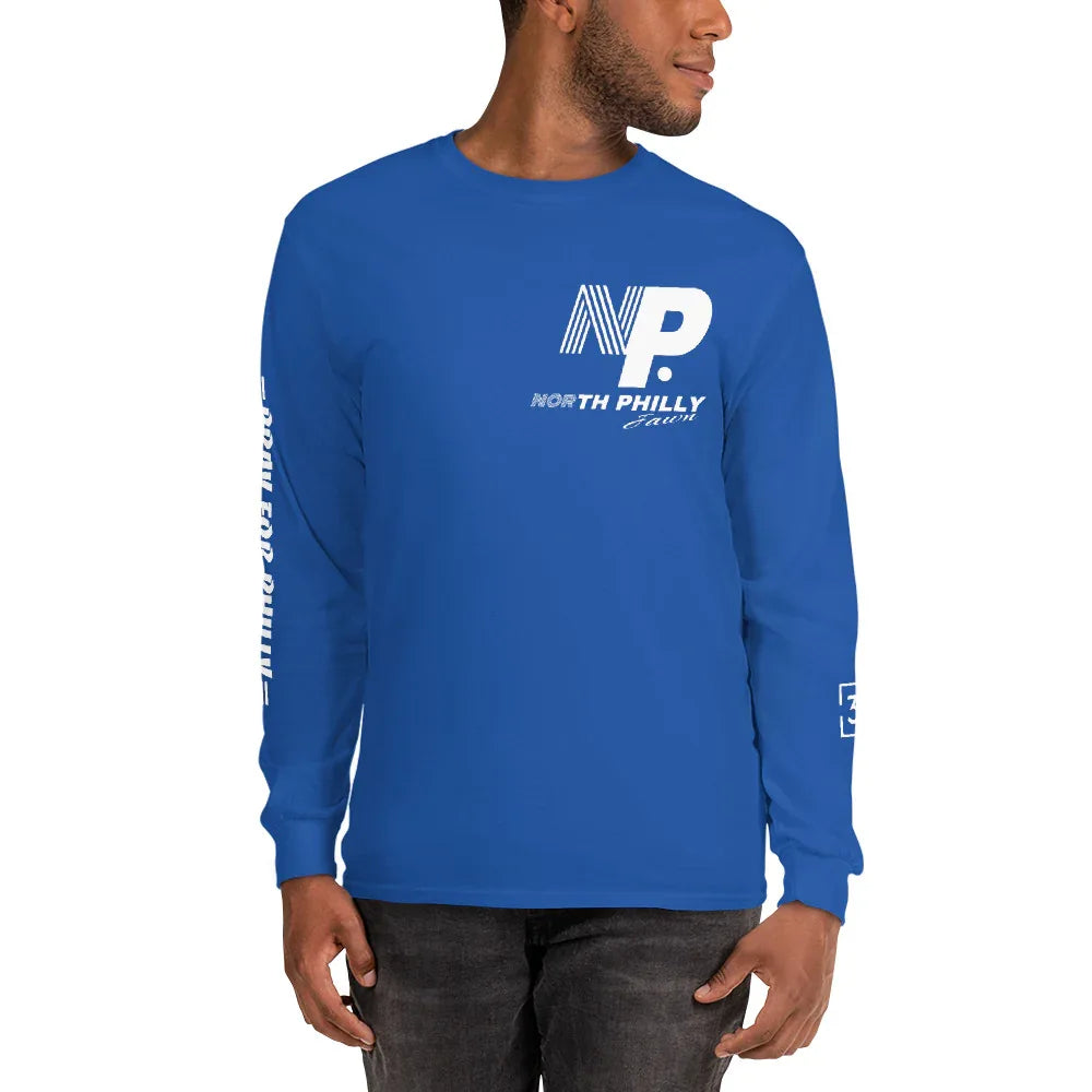 PRAY FOR PHILLY Men’s Long Sleeve Shirt - Da G.A.T.E 33