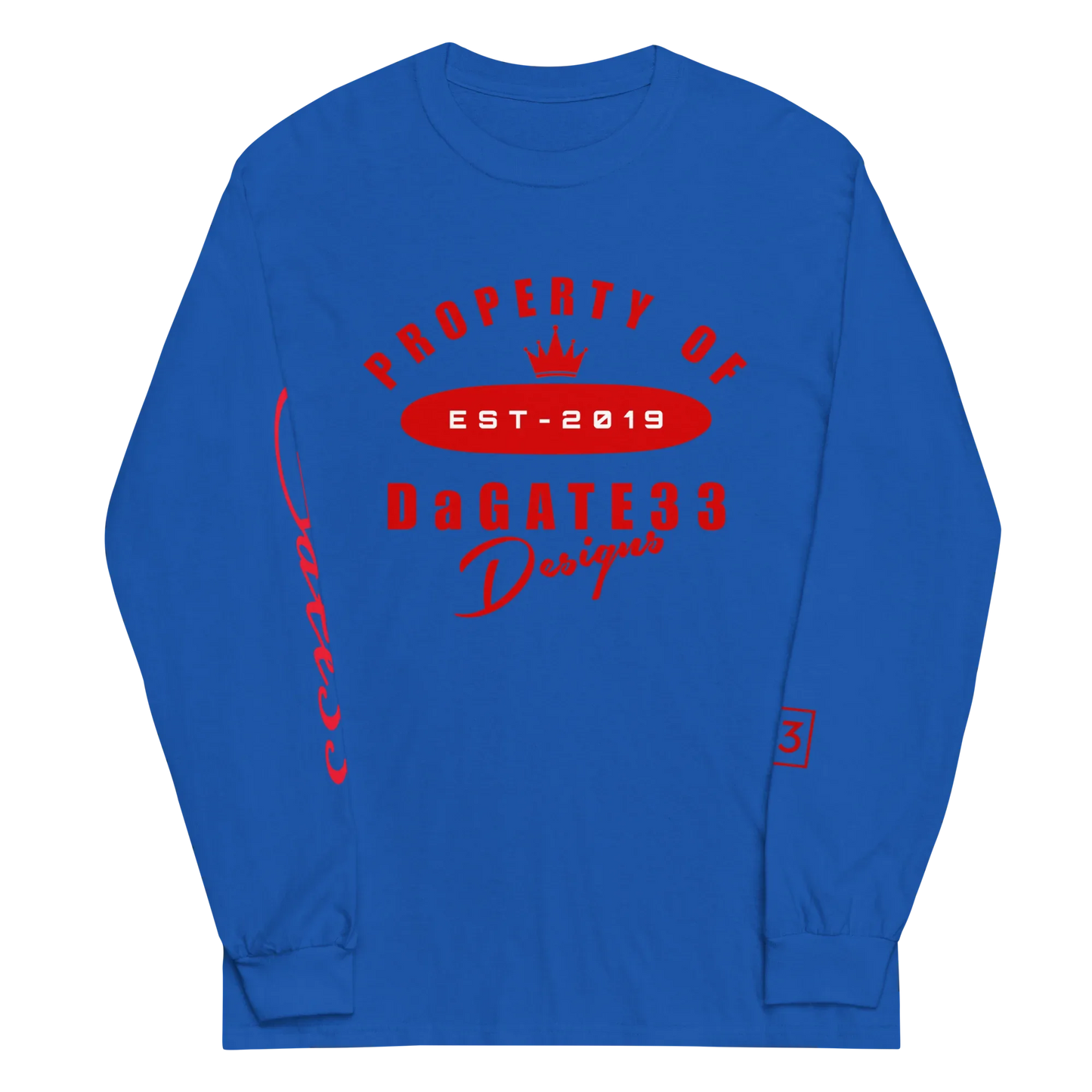 Gate33 Men’s Long Sleeve Shirt - Da G.A.T.E 33