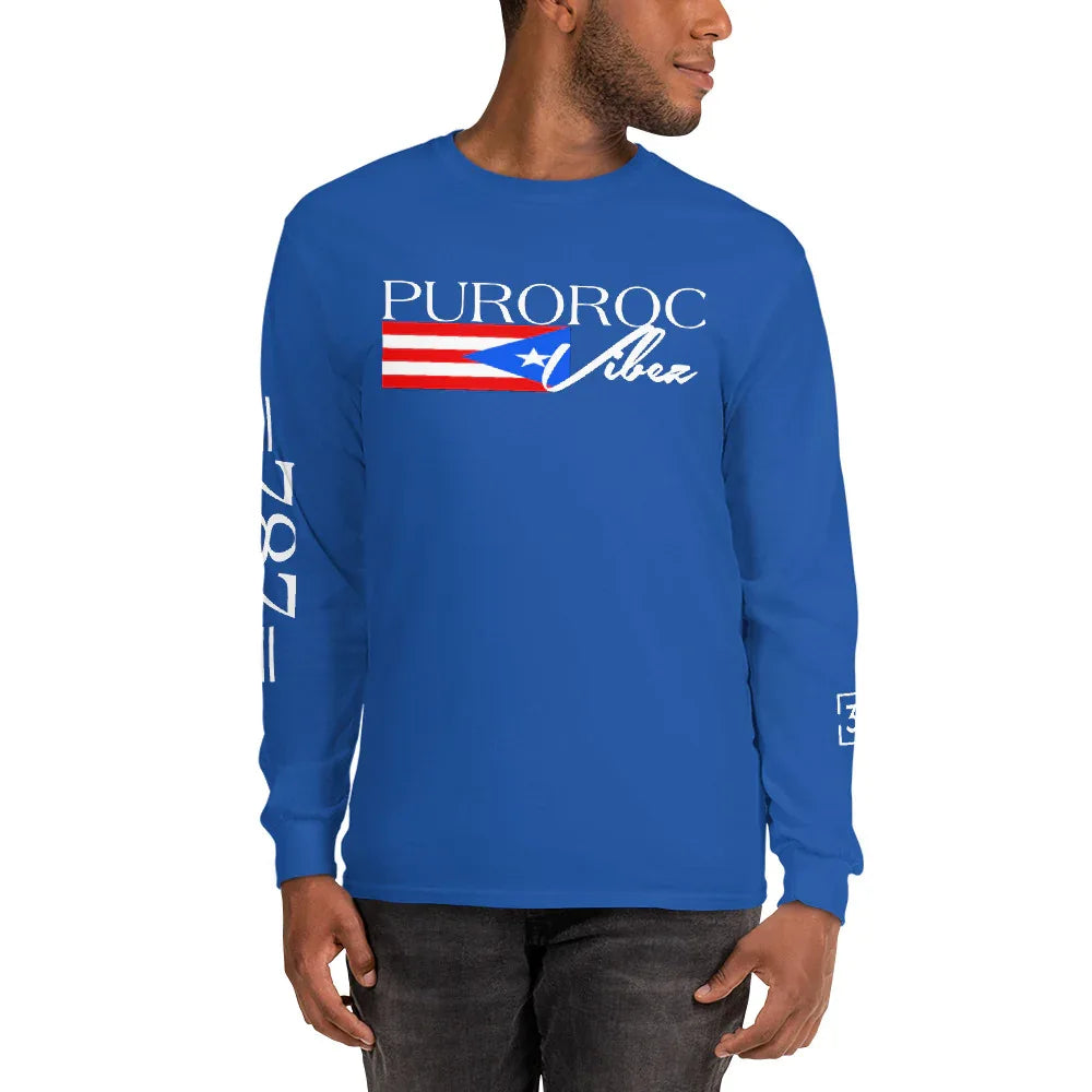 PRAY FOR PR Men’s Long Sleeve Shirt - Da G.A.T.E 33