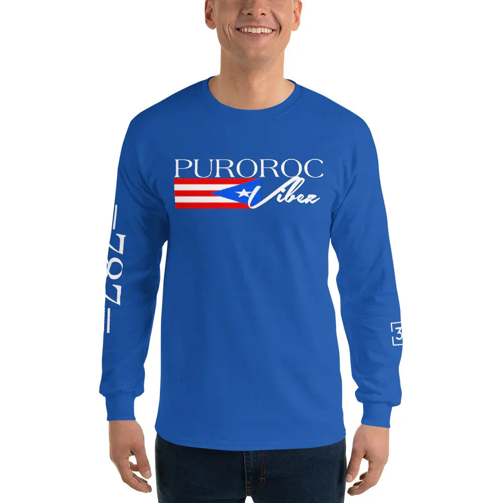 PRAY FOR PR Men’s Long Sleeve Shirt - Da G.A.T.E 33