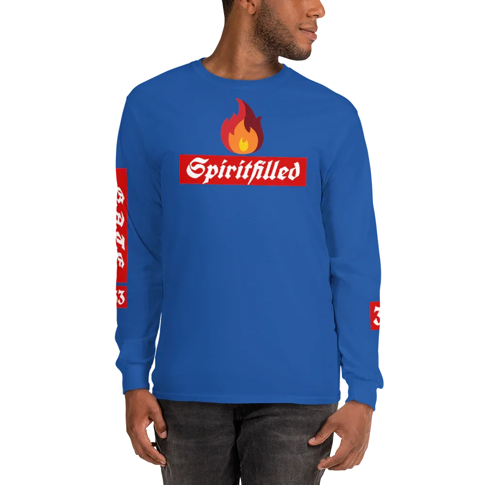 33Spiritfilled Men’s Long Sleeve Shirt - Da G.A.T.E 33