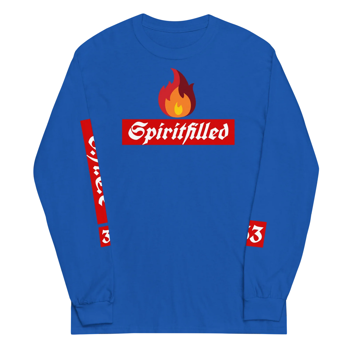 33Spiritfilled Men’s Long Sleeve Shirt - Da G.A.T.E 33