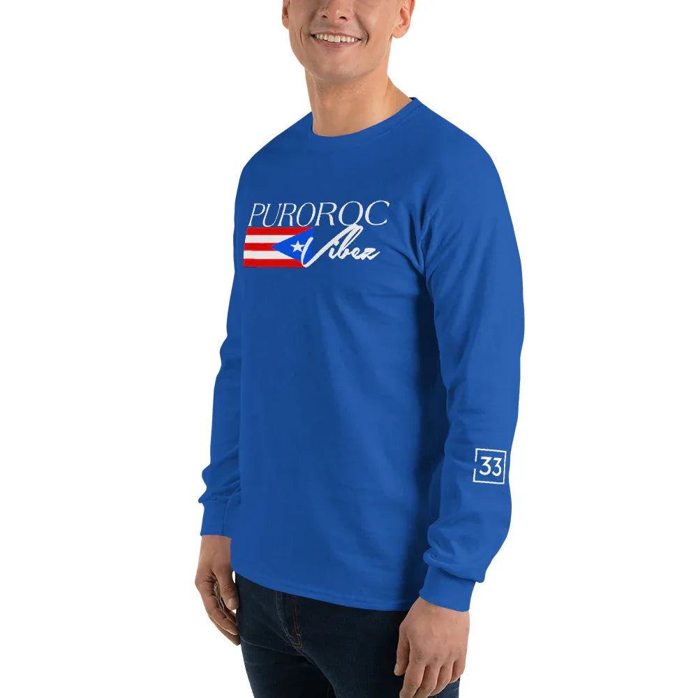 PRAY FOR PR Men’s Long Sleeve Shirt - Da G.A.T.E 33