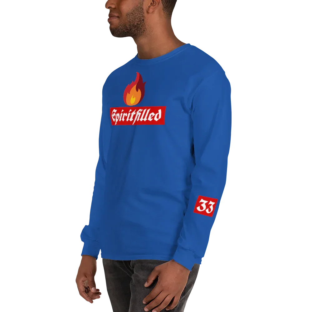 33Spiritfilled Men’s Long Sleeve Shirt - Da G.A.T.E 33