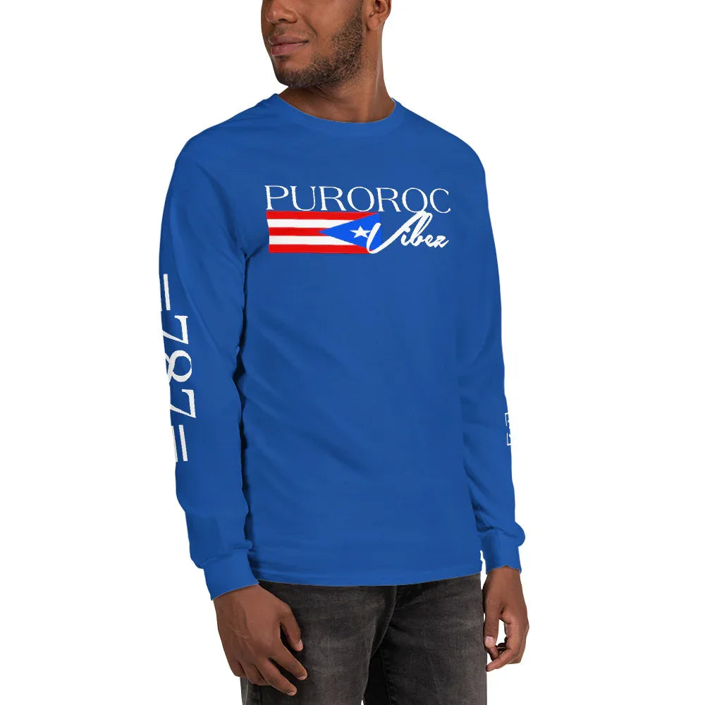 PRAY FOR PR Men’s Long Sleeve Shirt - Da G.A.T.E 33