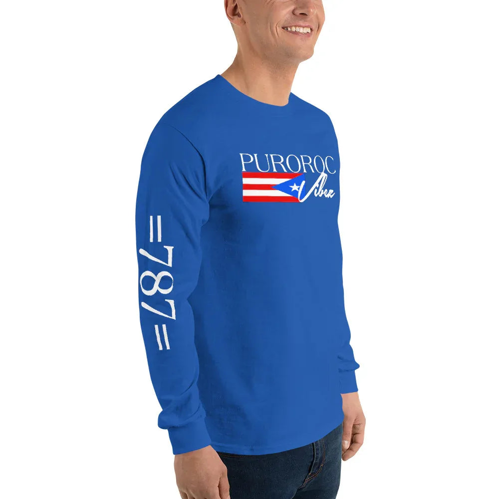 PRAY FOR PR Men’s Long Sleeve Shirt - Da G.A.T.E 33