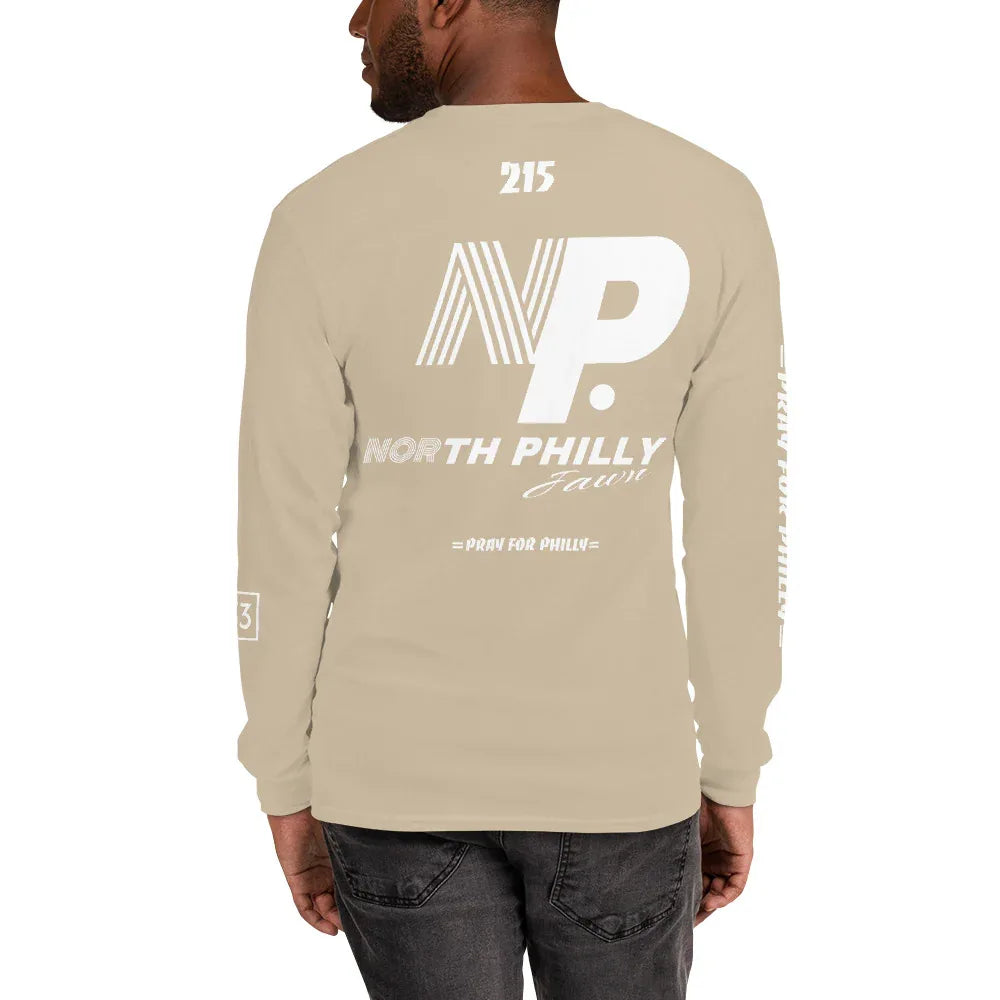 PRAY FOR PHILLY Men’s Long Sleeve Shirt - Da G.A.T.E 33