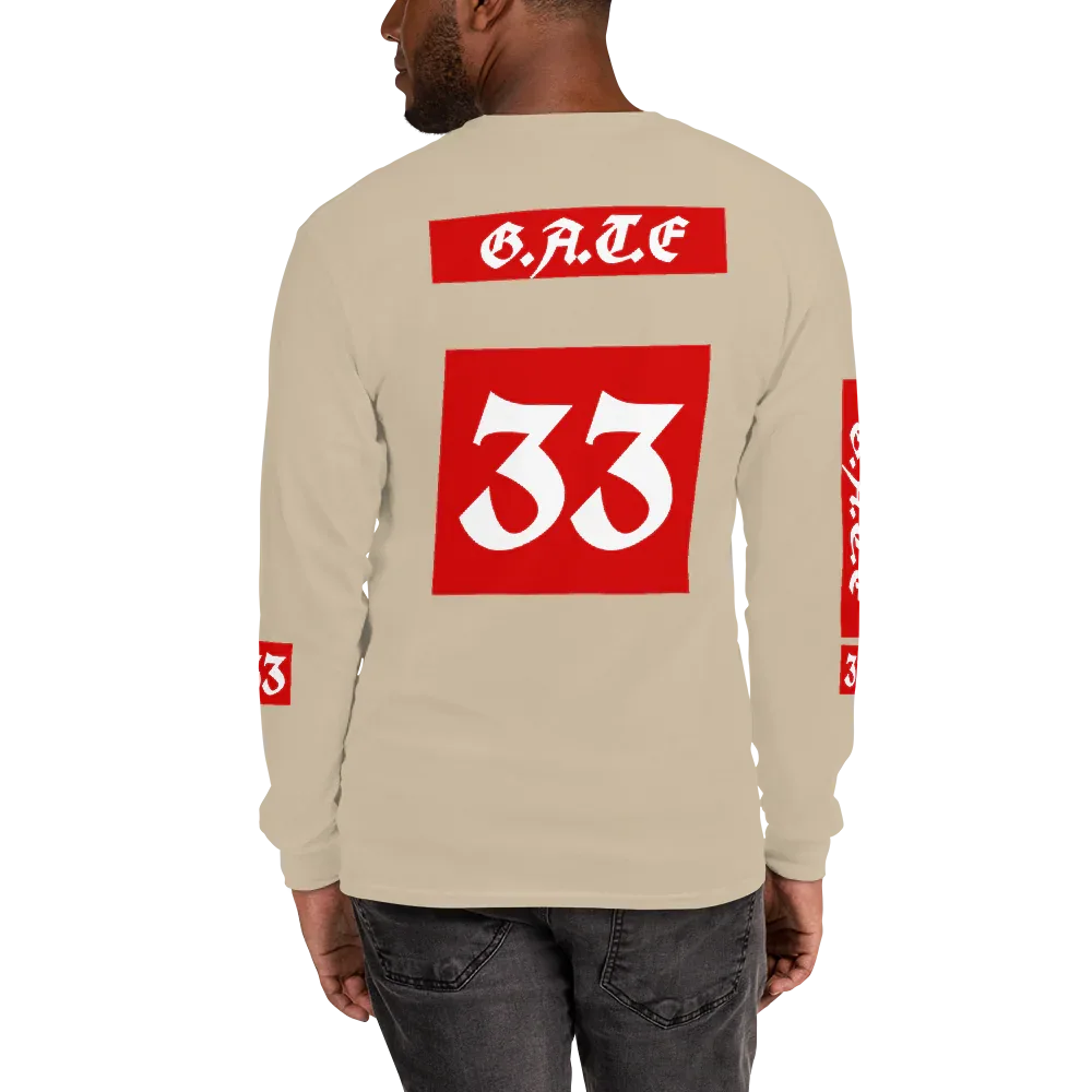 33Spiritfilled Men’s Long Sleeve Shirt - Da G.A.T.E 33